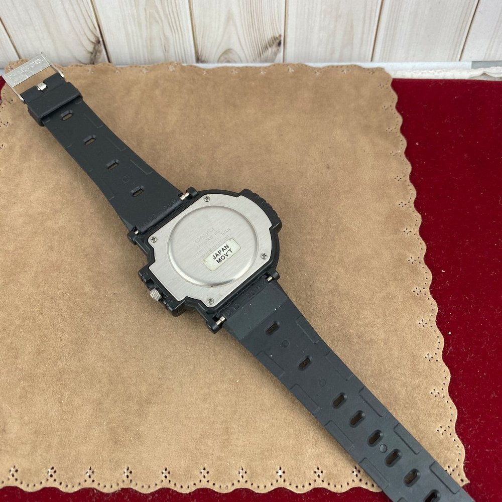 Vintage Rare Original Casio Pathfinder 706 MW-45 DM Watch Black 9 inch Strap - Picture 6 of 8